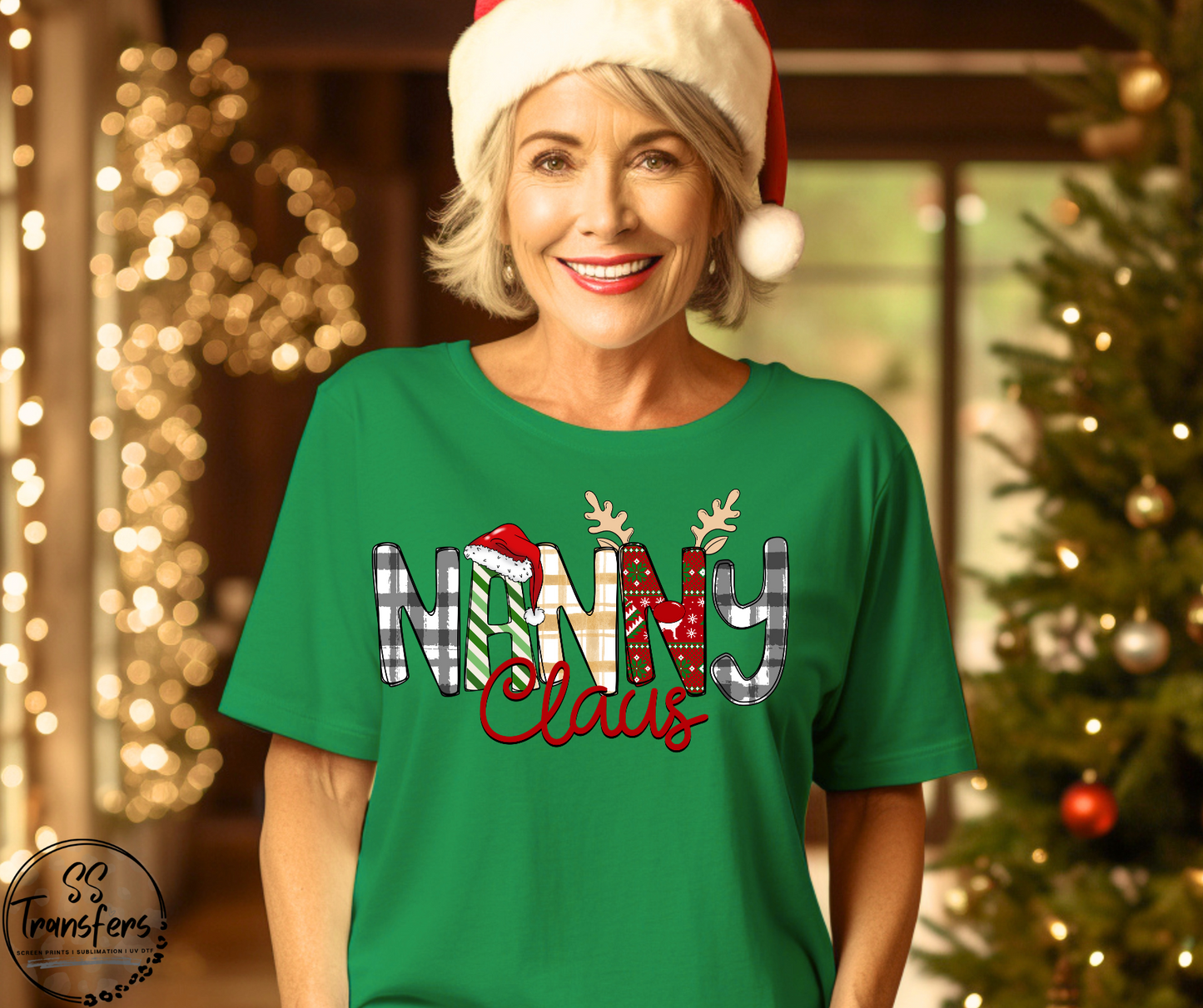 Claus Plaid and Striped Collection (Multiple Choices) DTF Transfer