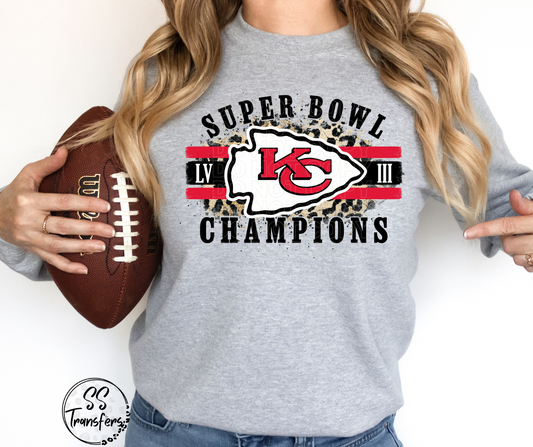 SB Champs Leopard DTF Transfer