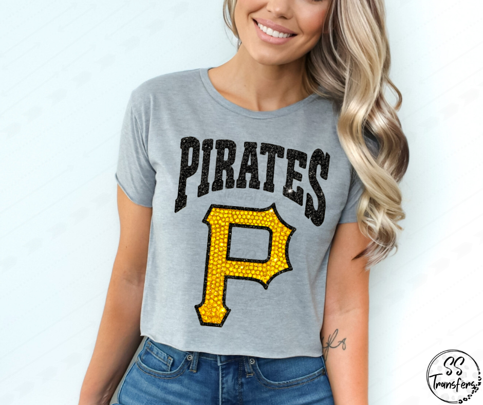 Pro Baseball Faux Rhinestones (All Pro Teams Avail.) DTF Transfer