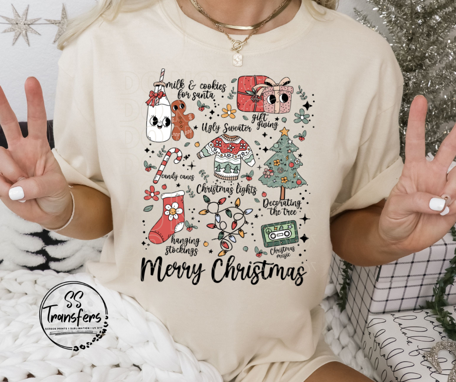 Christmas Things DTF Transfer