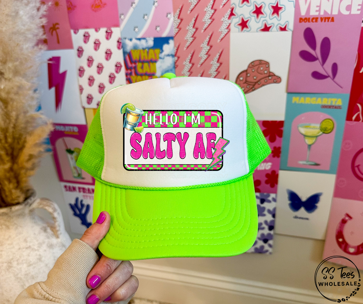 Salty AF Hat DTF/Sub Transfer