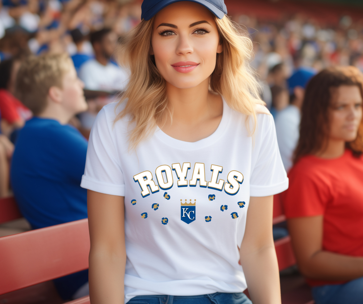 Leopard Accents Baseball Teams DTF Transfer