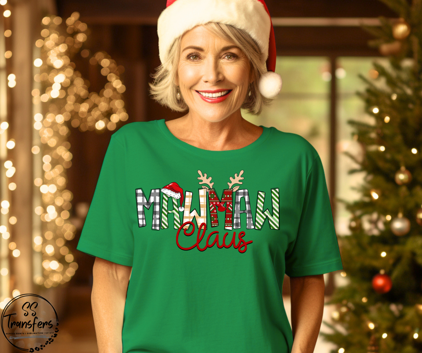 Claus Plaid and Striped Collection (Multiple Choices) DTF Transfer