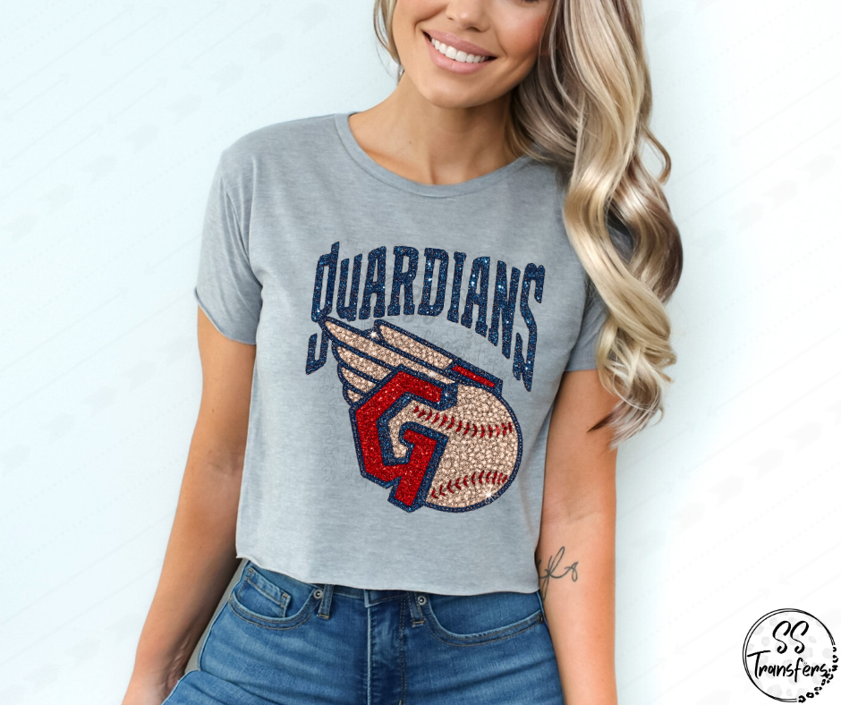 Pro Baseball Faux Rhinestones (All Pro Teams Avail.) DTF Transfer