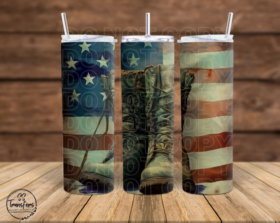 Boots On The Ground Sub Tumbler Transfer