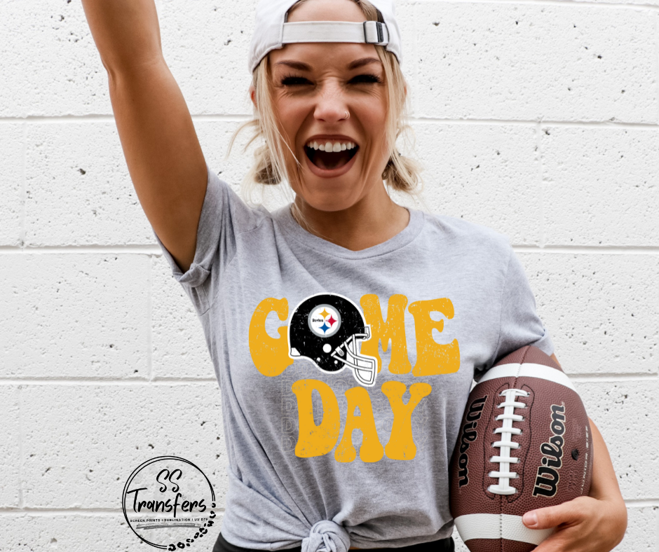 Vintage Game Day Pittsburgh DTF Transfer