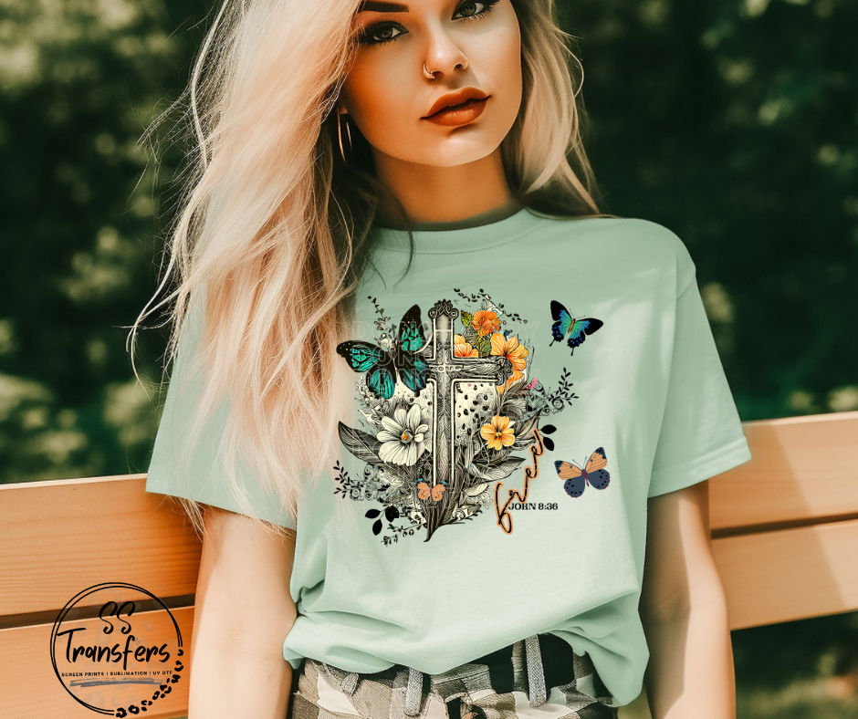 John 8:36 DTF Transfer