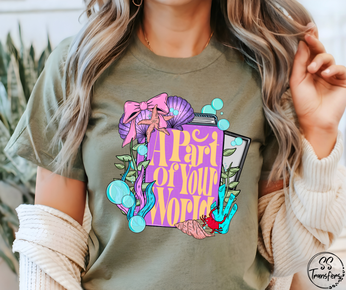 Part of your World DTF Transfer