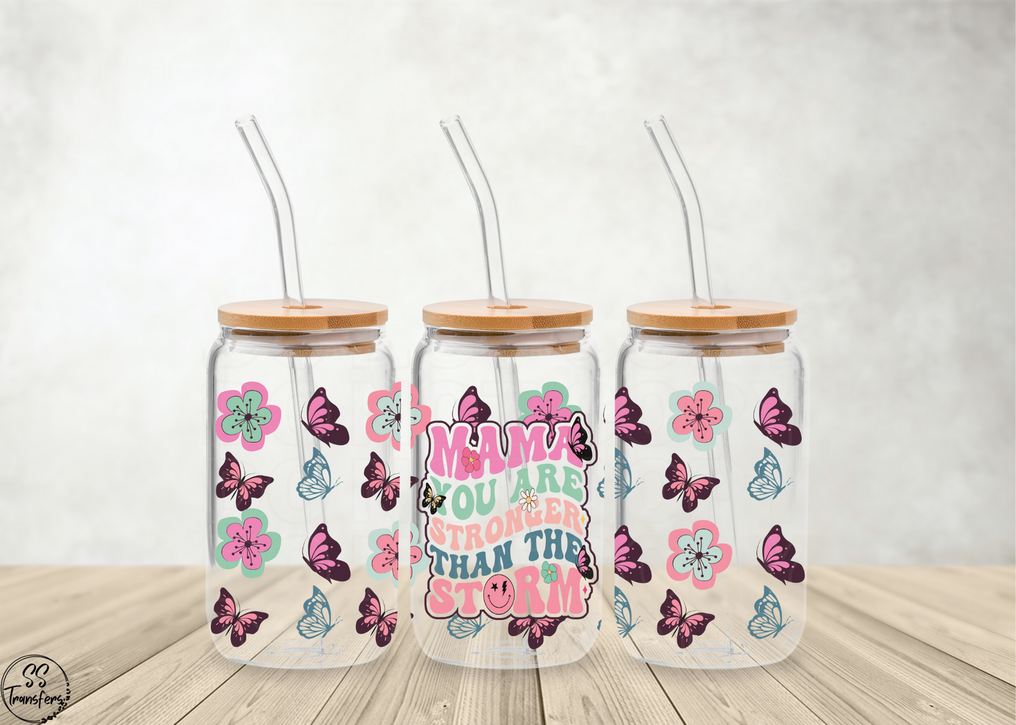 Mama You Are Stronger Than The Storm Libbey UV Wrap