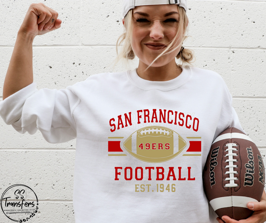 Pro Football Teams (Pro Team Options) DTF Transfer