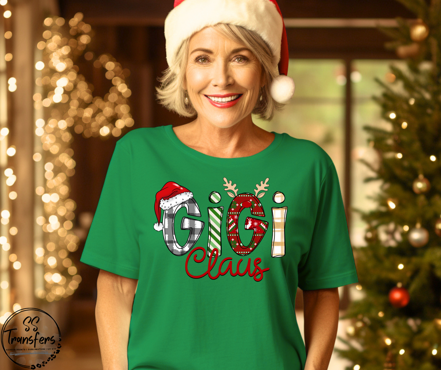 Claus Plaid and Striped Collection (Multiple Choices) DTF Transfer