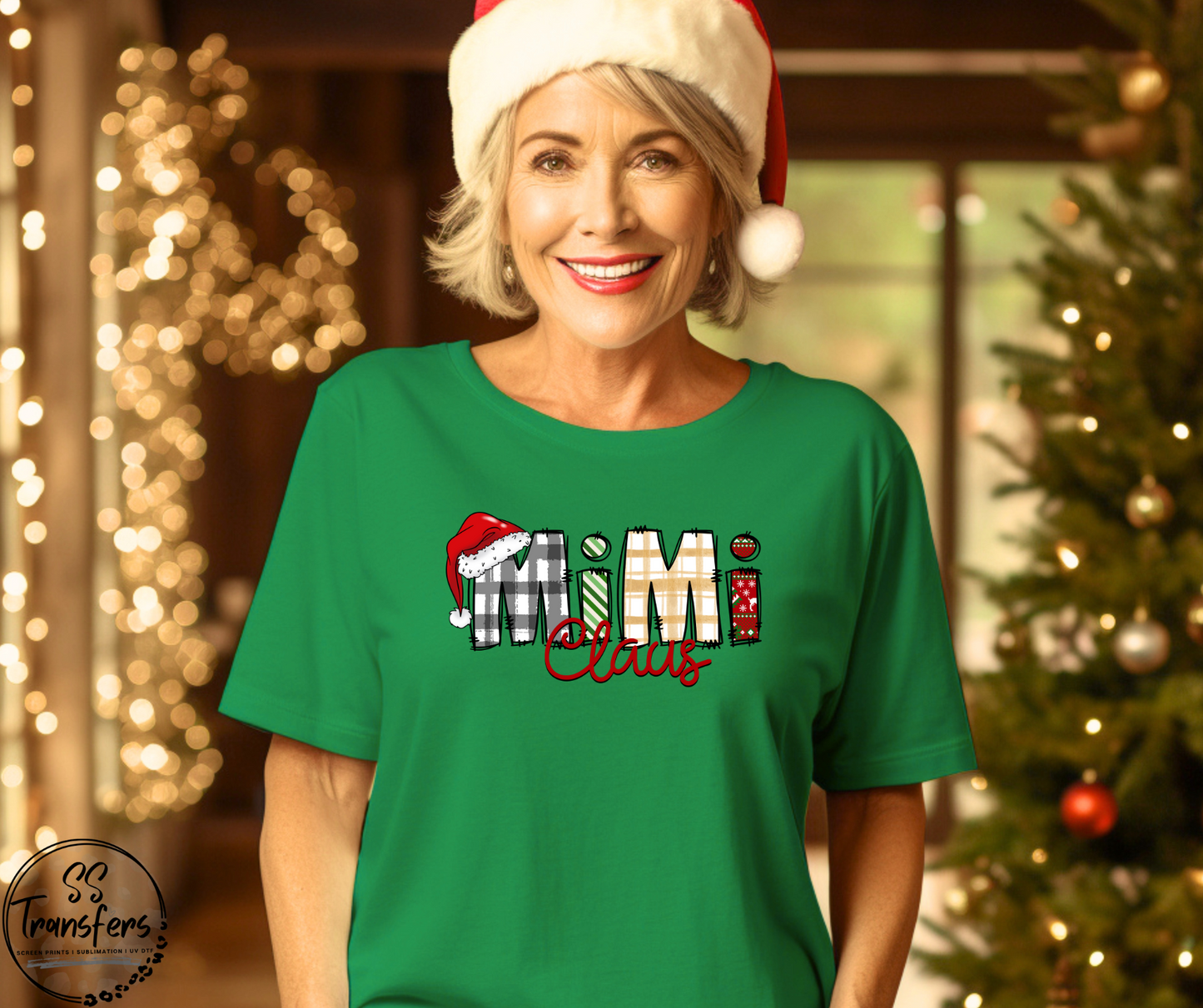 Claus Plaid and Striped Collection (Multiple Choices) DTF Transfer