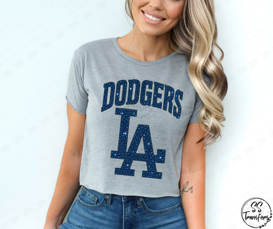 Pro Baseball Faux Rhinestones (All Pro Teams Avail.) DTF Transfer