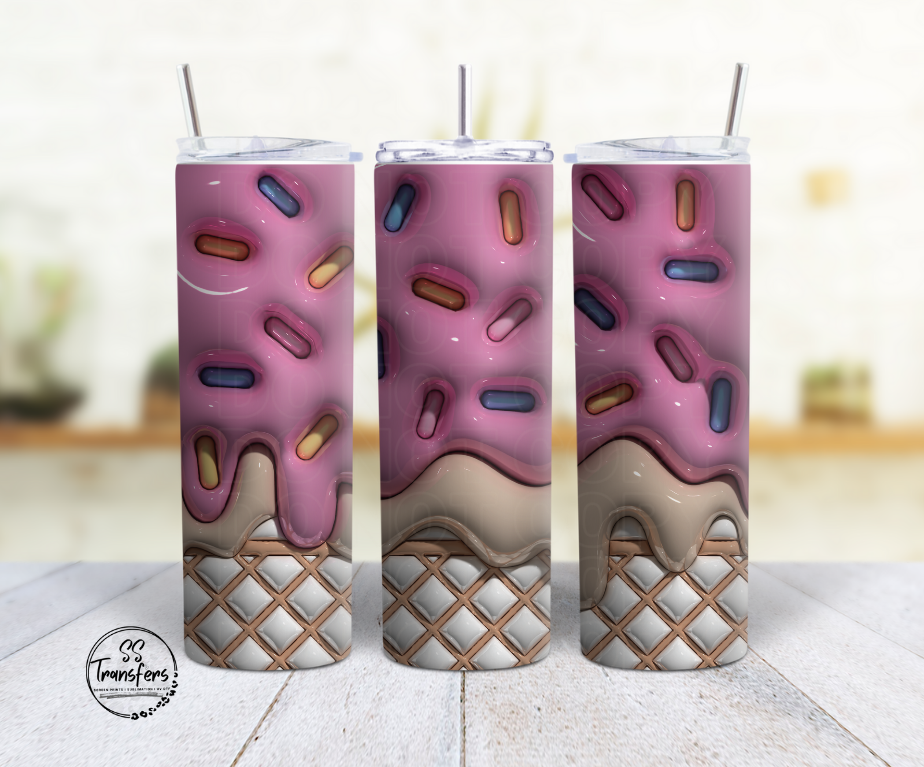 Inflated Sprinkles Sub Tumbler Transfer