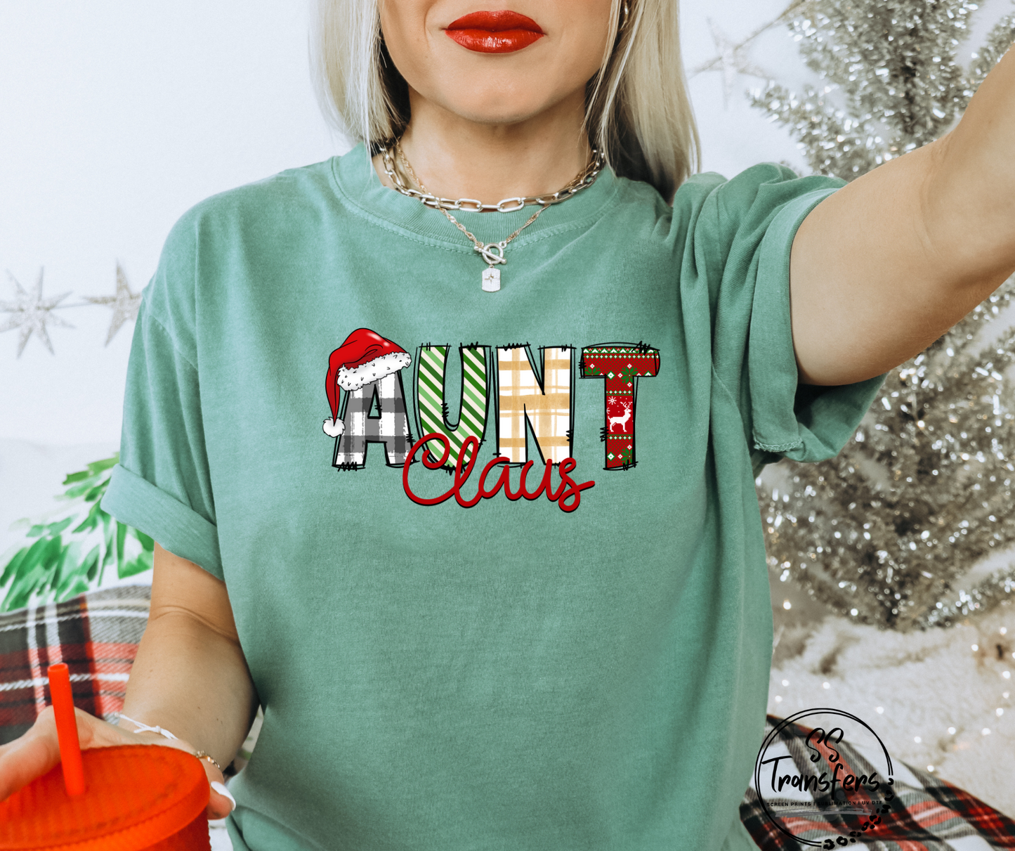 Claus Plaid and Striped Collection (Multiple Choices) DTF Transfer
