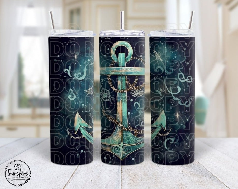 Starry Anchor Sub Tumbler Transfer
