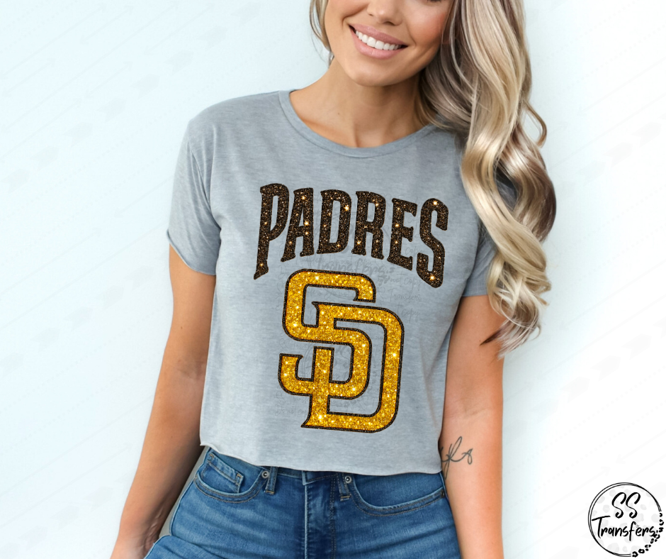 Pro Baseball Faux Rhinestones (All Pro Teams Avail.) DTF Transfer