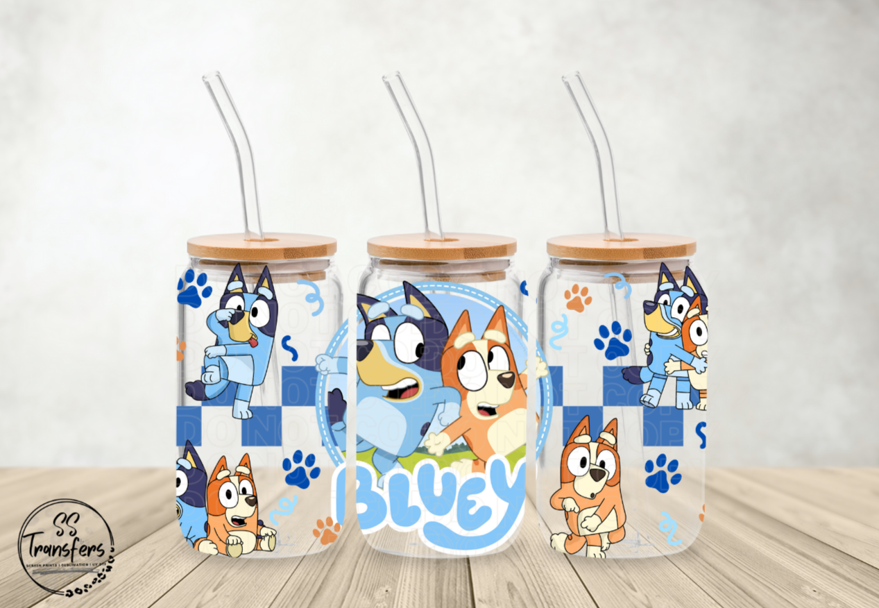 Blue Dog Libbey UV Wrap