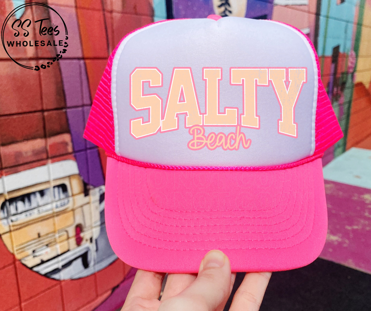Salty Beach Foam Trucker Hat