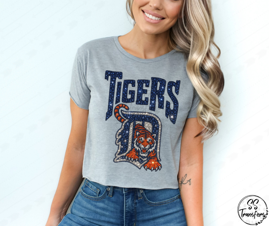 Pro Baseball Faux Rhinestones (All Pro Teams Avail.) DTF Transfer
