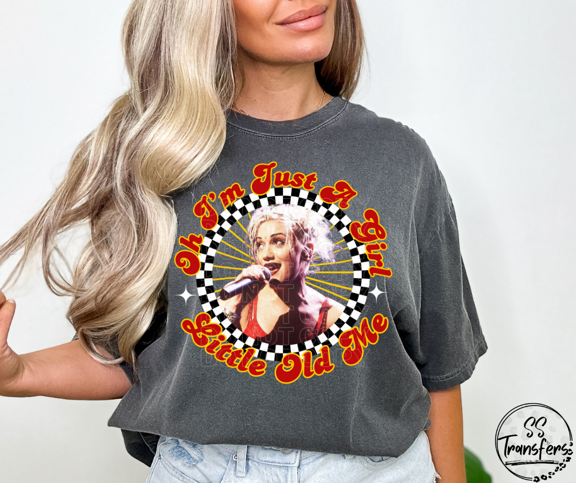 Just A Girl DTF Transfer