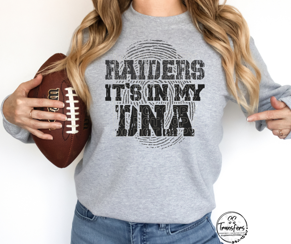 Raiders DNA DTF Transfer