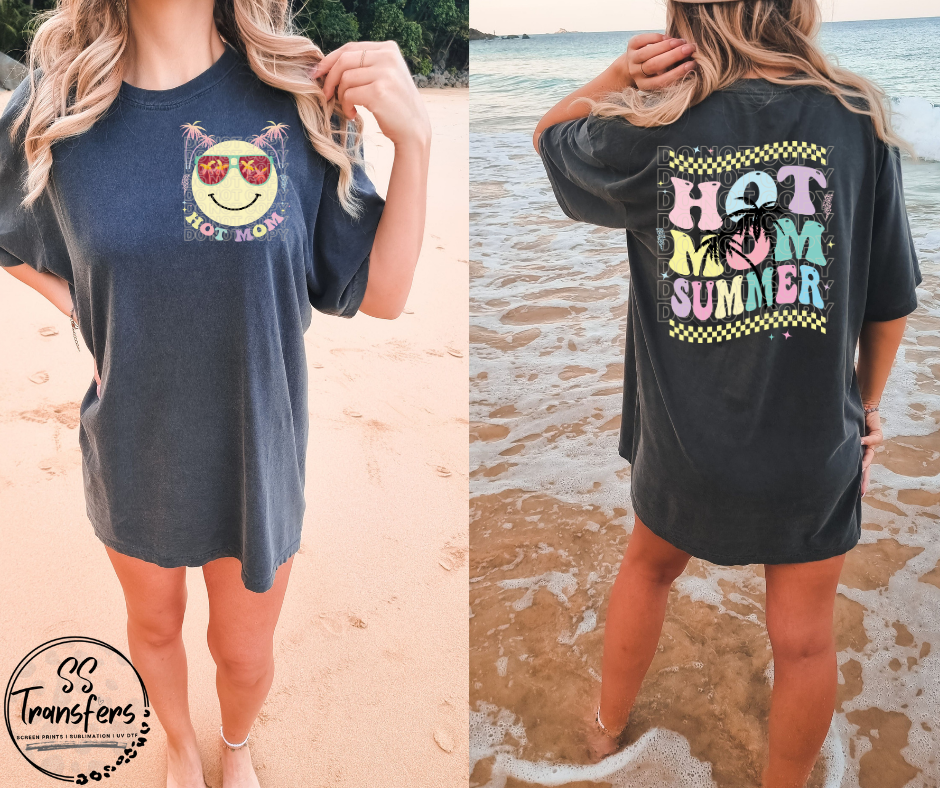 Hot Mom Summer (pocket included) DTF Transfer