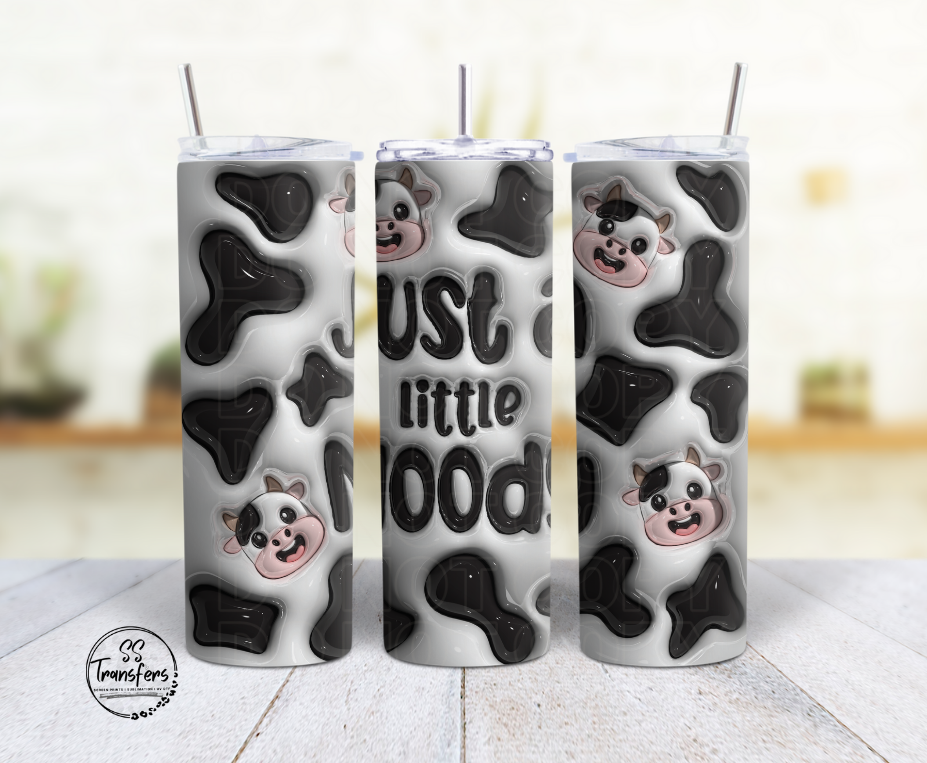 Inflated Just a Little Moody Sub Tumbler Transfer