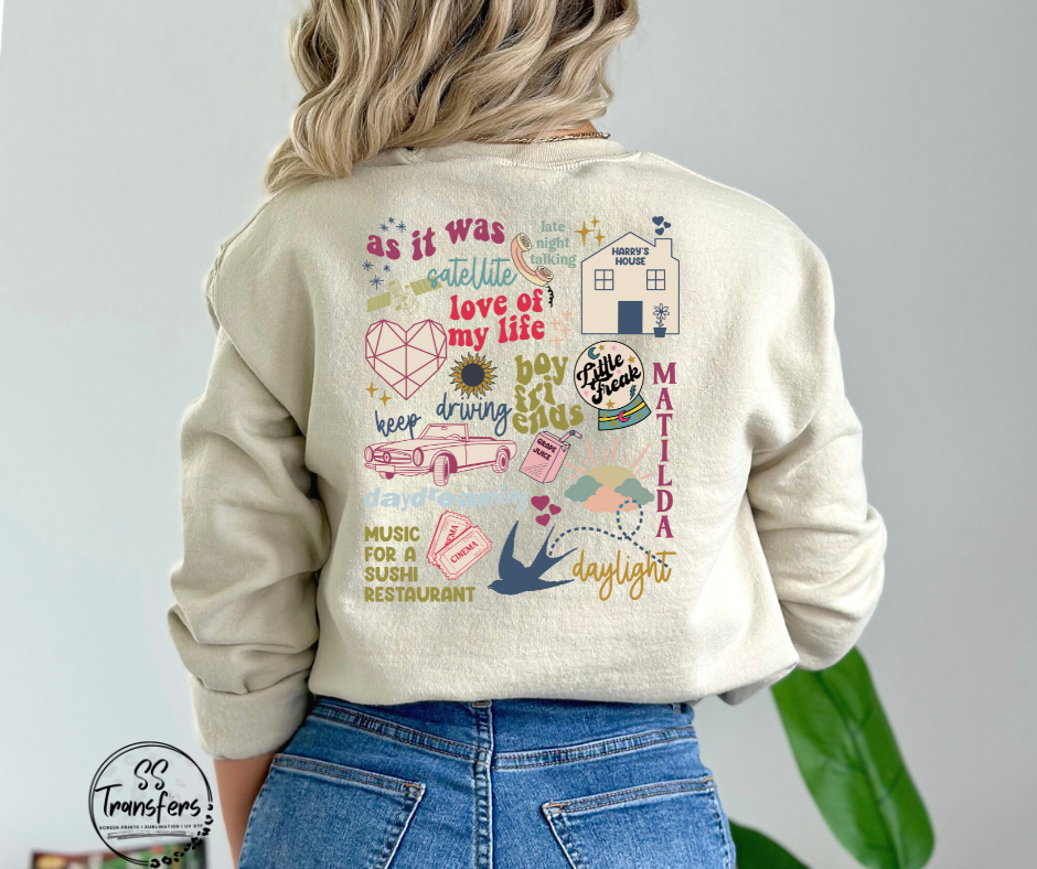 Styles Songs (w/ pocket option) DTF Transfer