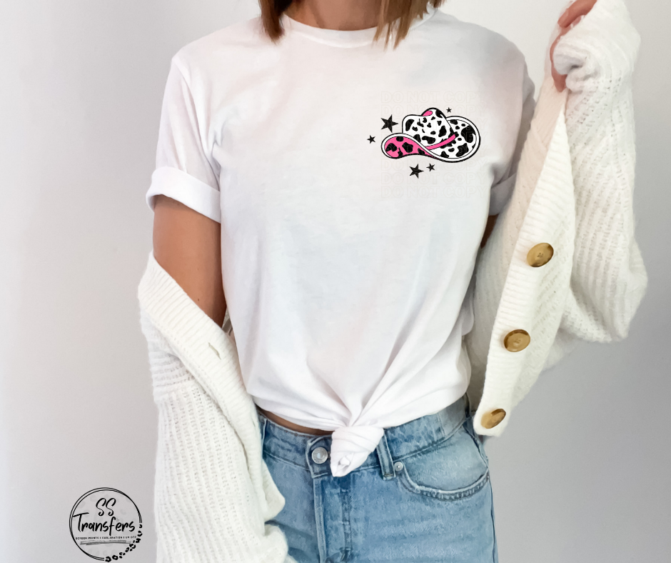 Honky Tonk Babe (pocket included) DTF Transfer