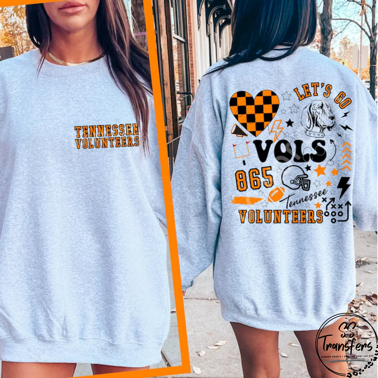 Let’s Go Vols (pocket included) DTF Transfer