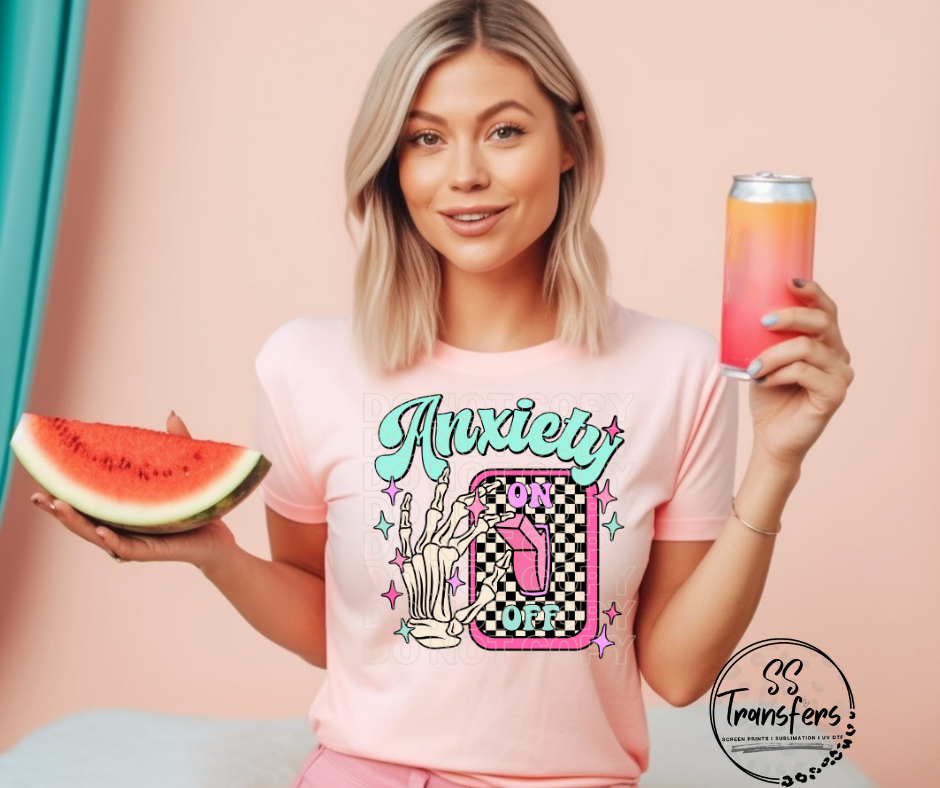 Anxiety Switch DTF Transfer