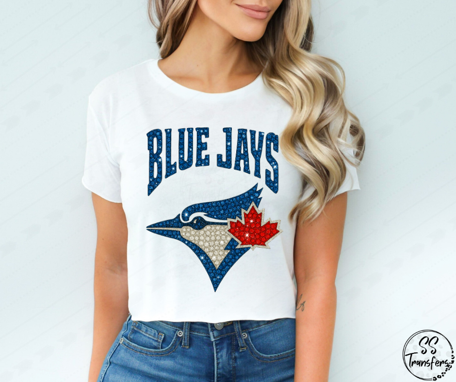 Pro Baseball Faux Rhinestones (All Pro Teams Avail.) DTF Transfer