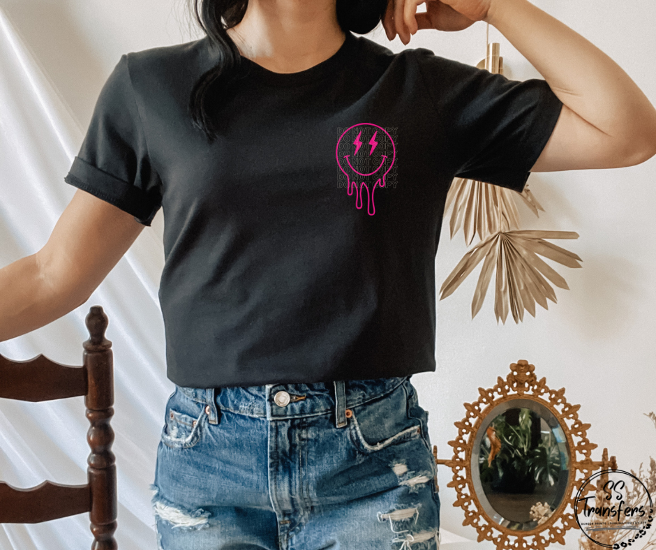 Overstimulated Moms Club Pink (pocket included) DTF Transfer