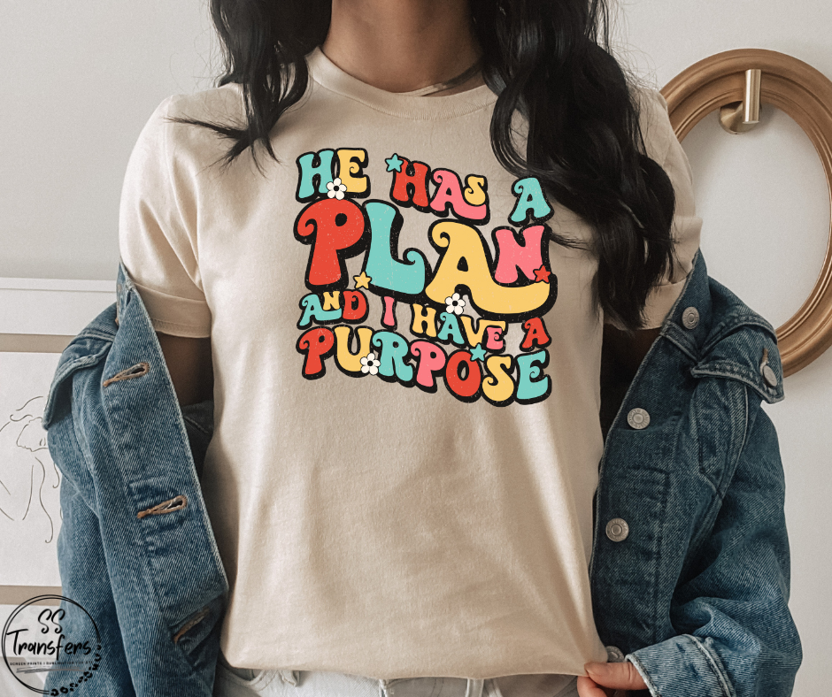 He Has A Plan DTF Transfer