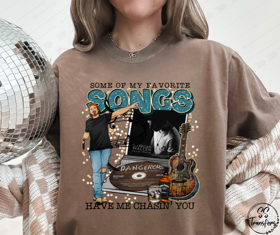 Some Of My Favorite Songs (Multiple Choices) DTF Transfer