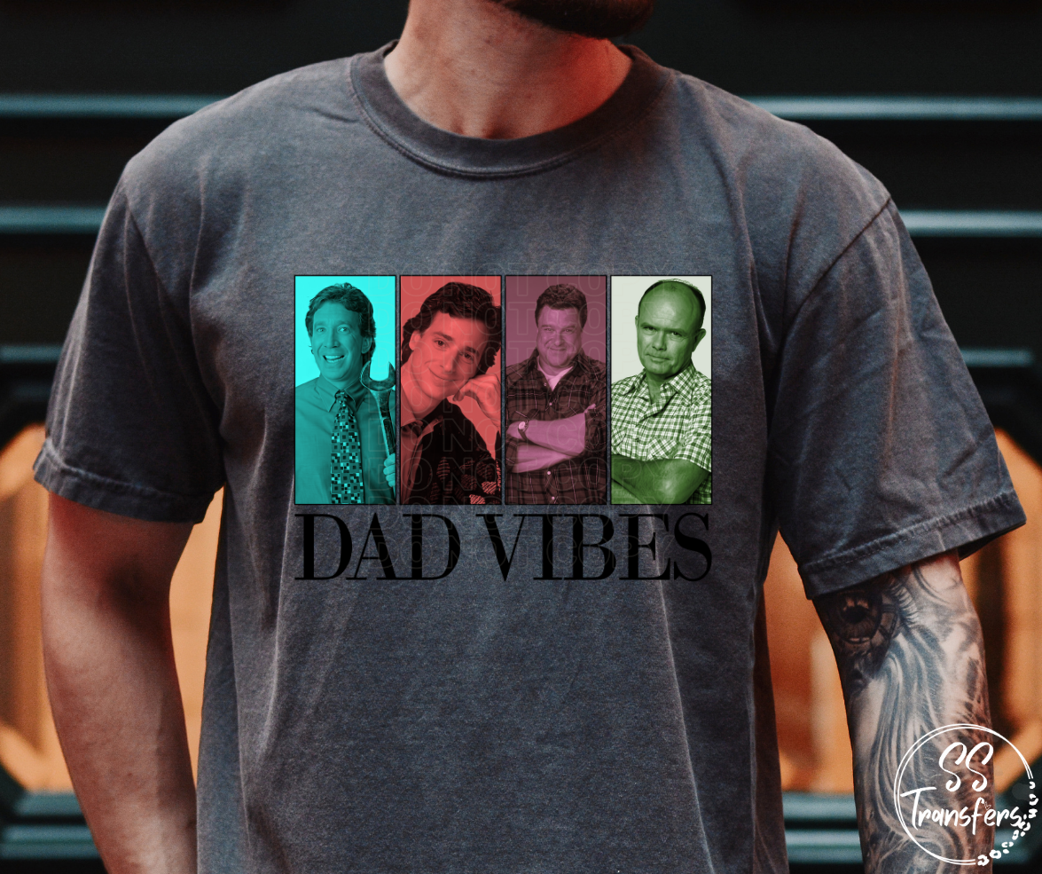 Dad Vibes DTF Transfer