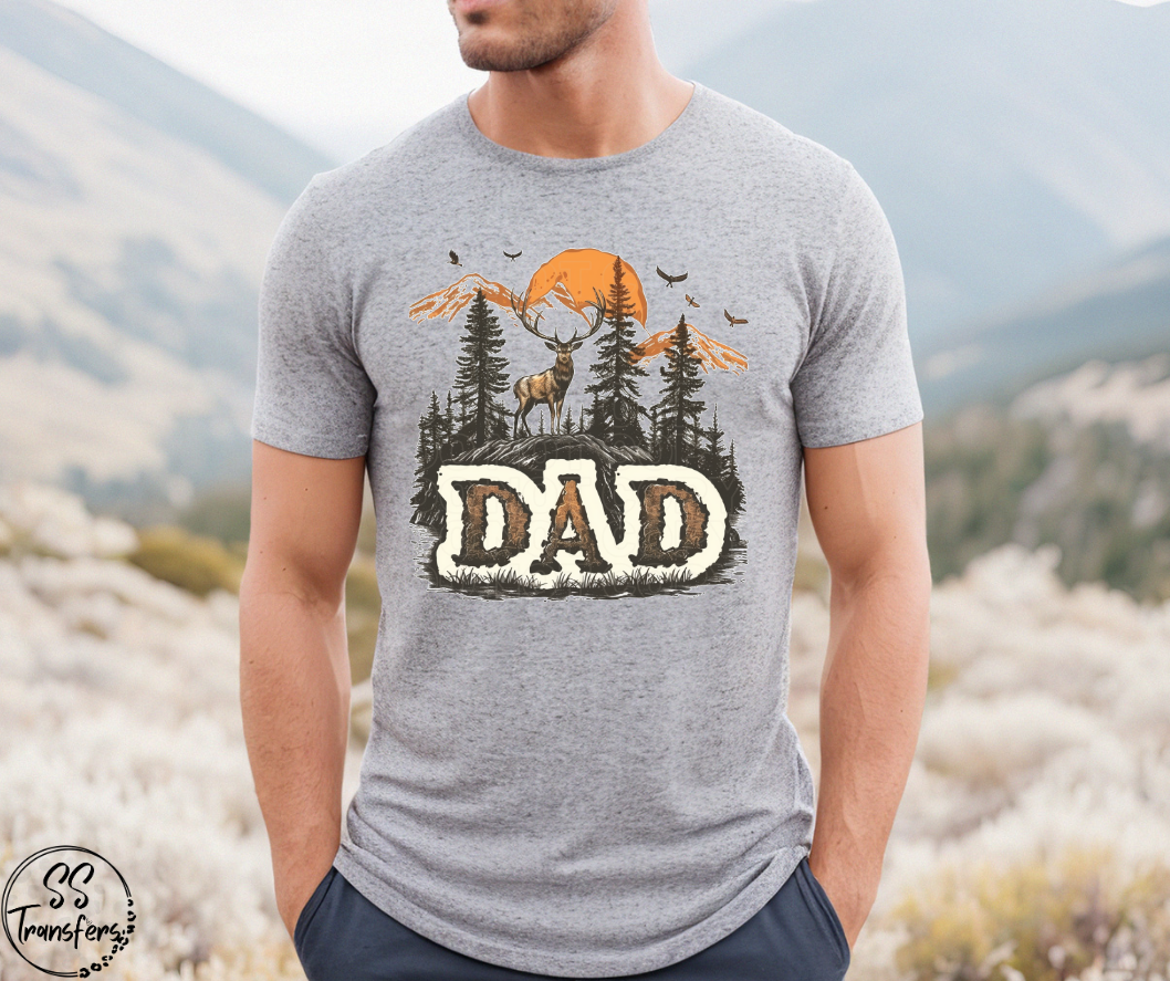 Dad Forest DTF Transfer