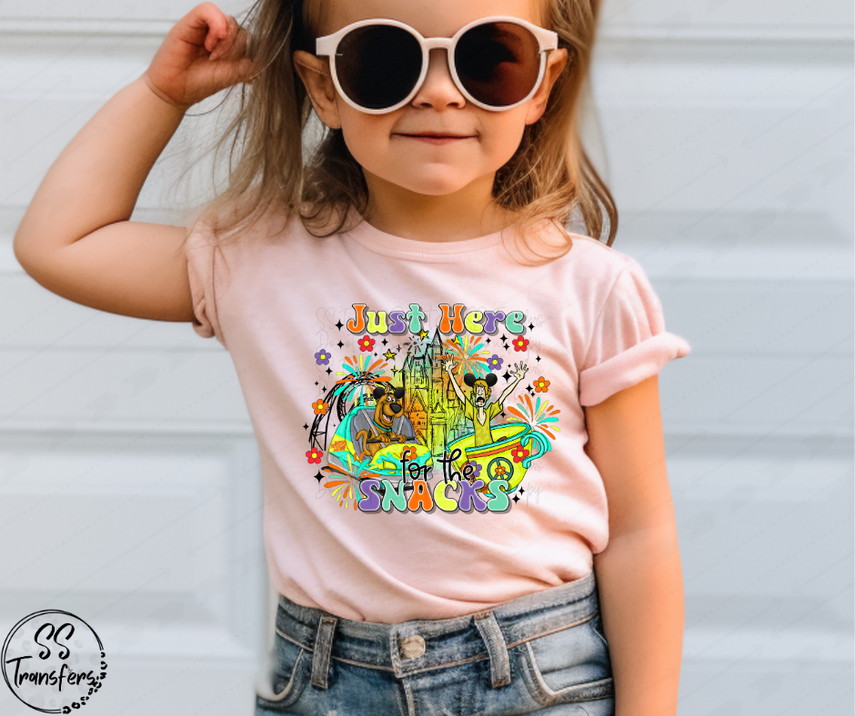 Just Here for the Snacks DTF Transfer