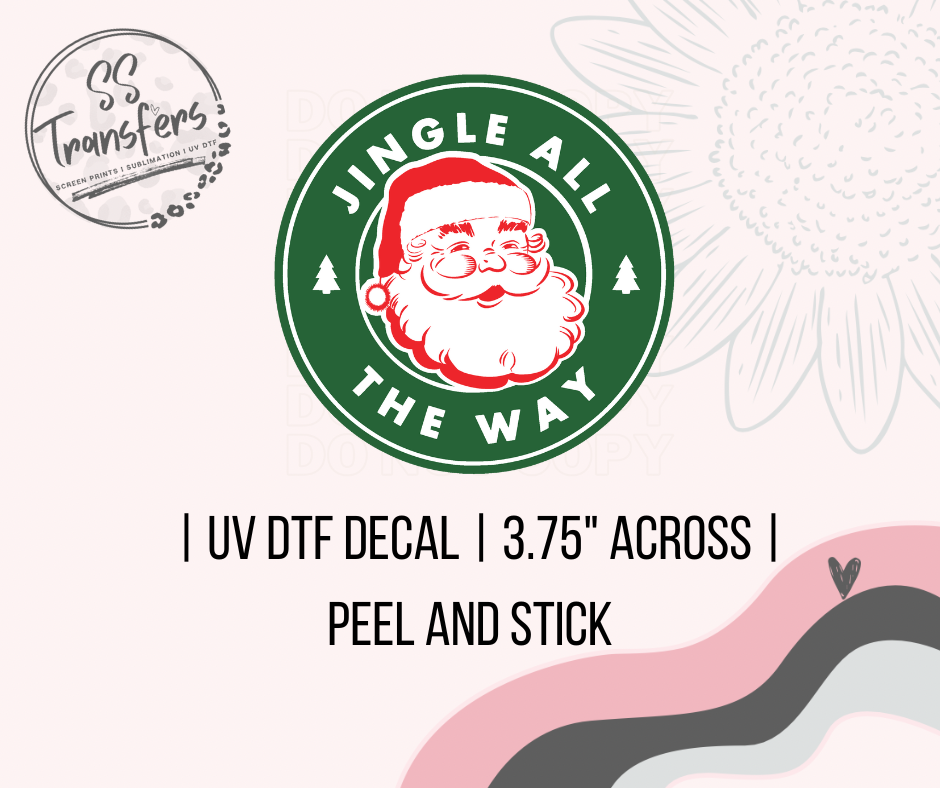 Jingle All The Way UV Decal