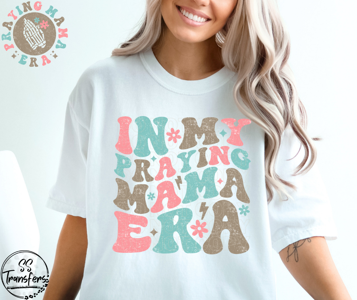 Praying Mama (skellie pocket included) DTF Transfer