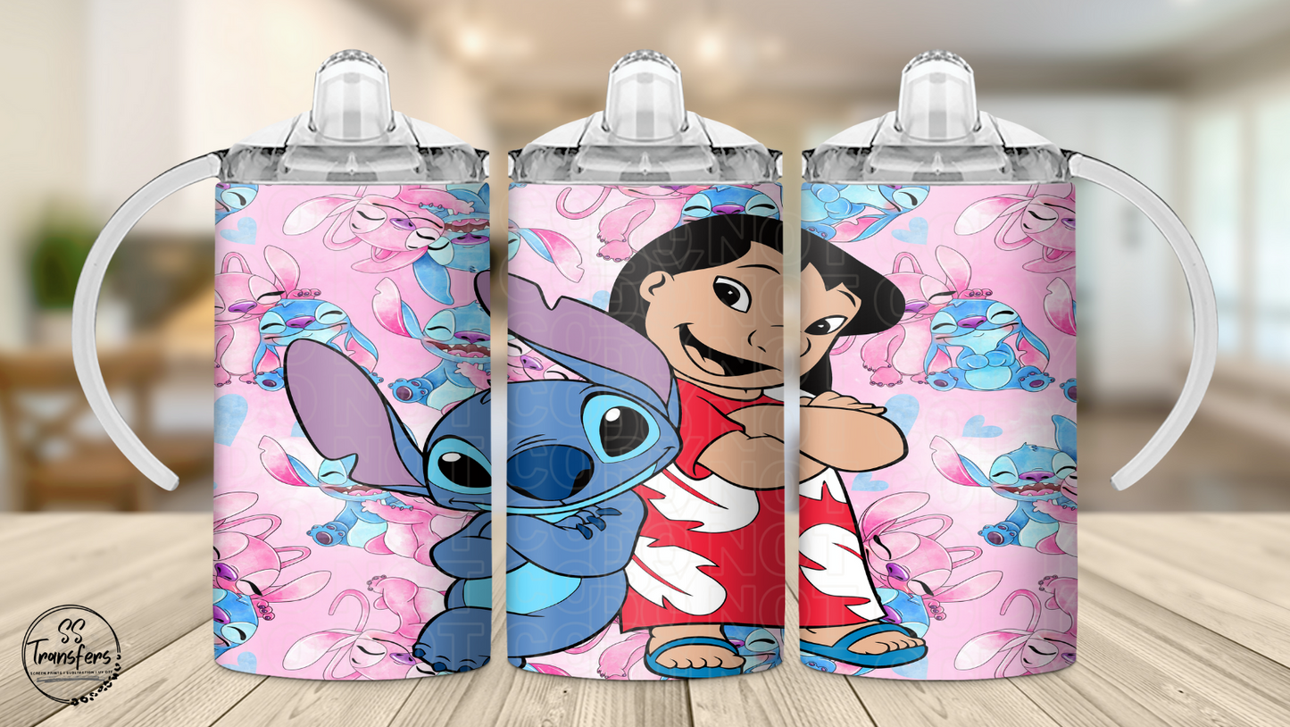 Hawaii Friends 12oz Sippy/Flip Top Tumbler UV Wrap