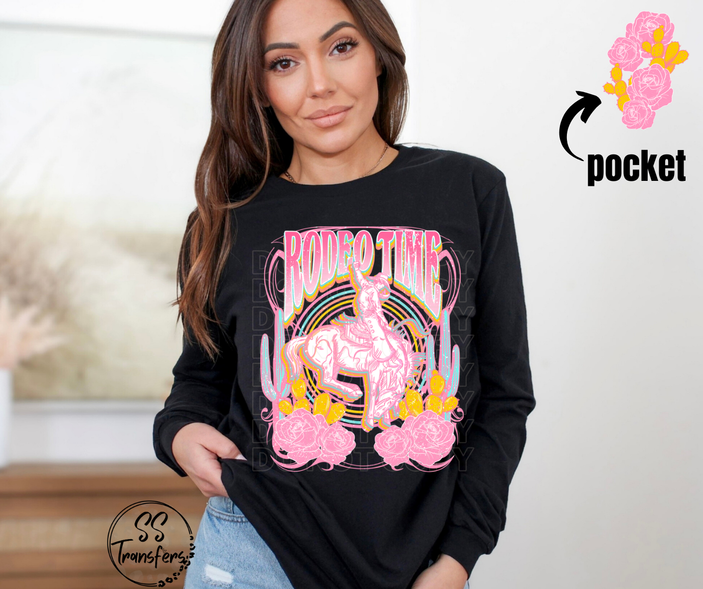 Rodeo Time (pocket included) DTF Transfer