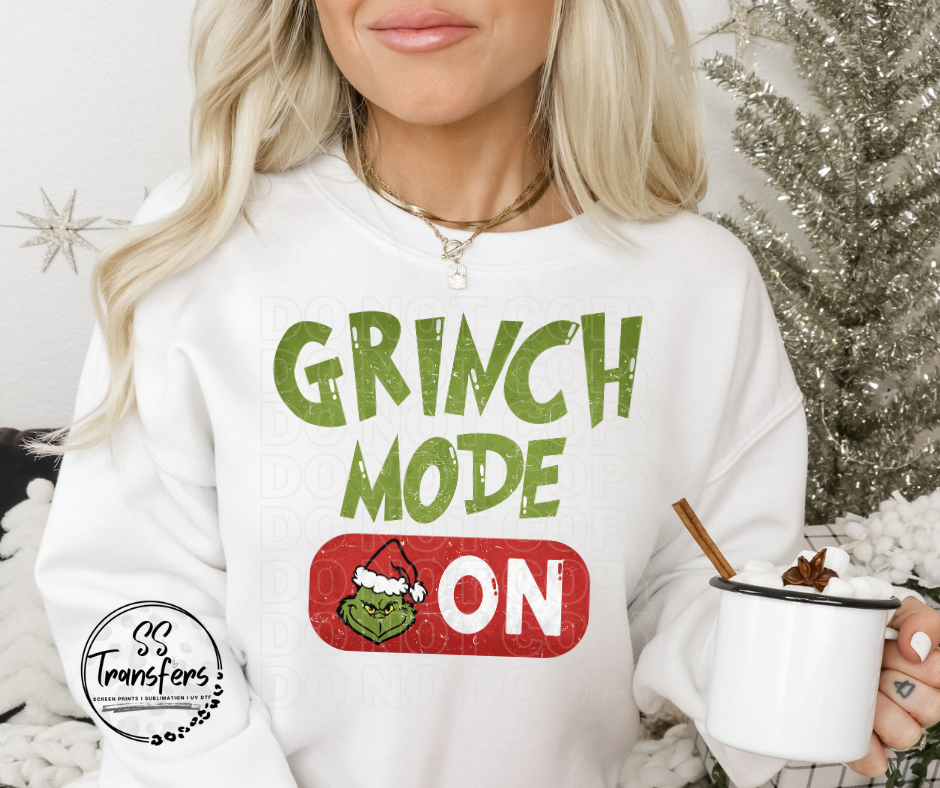 Green Mode On DTF Transfer