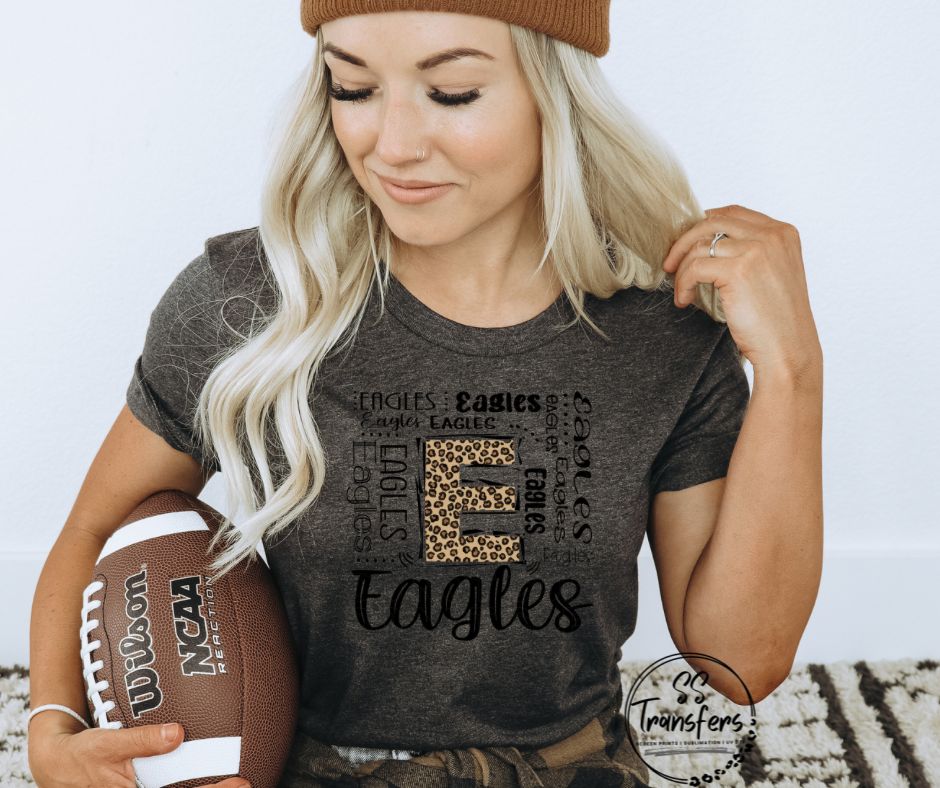 Fancy Leopard Eagles DTF Transfer