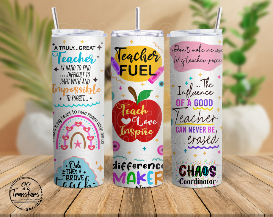 Teacher Fuel Sub Tumbler Transfer