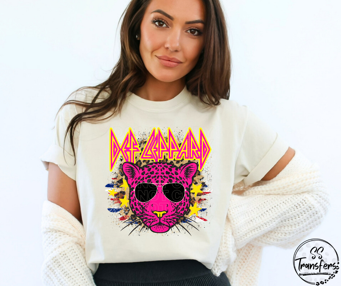 Pink Leppord DTF Transfer