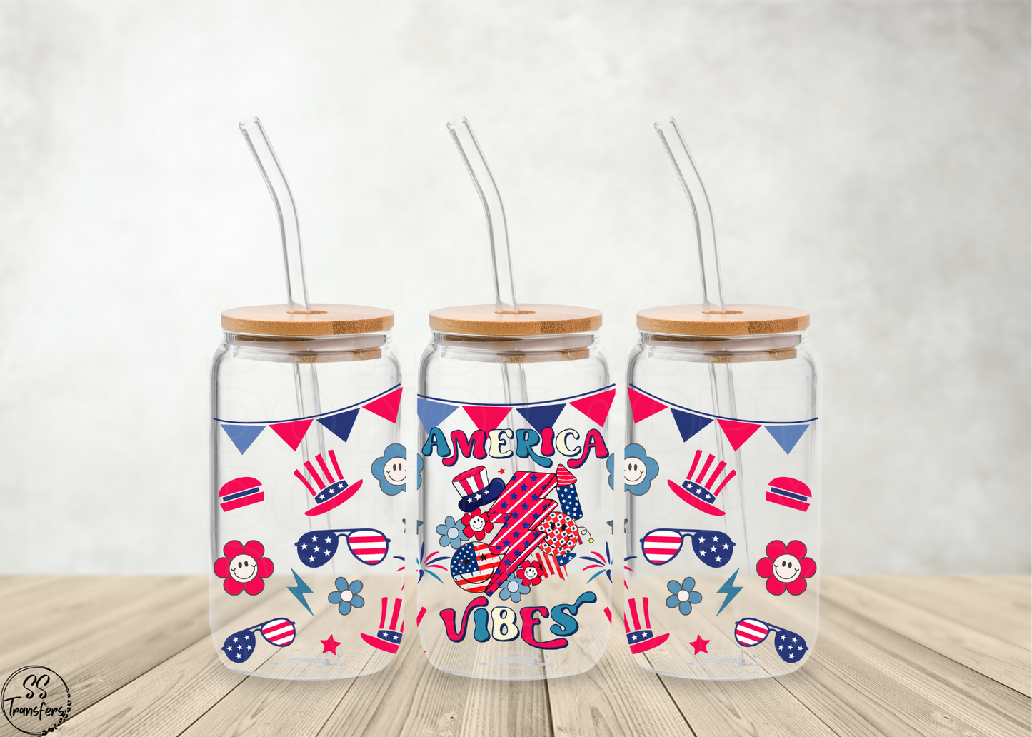 America Vibes Libbey UV Wrap