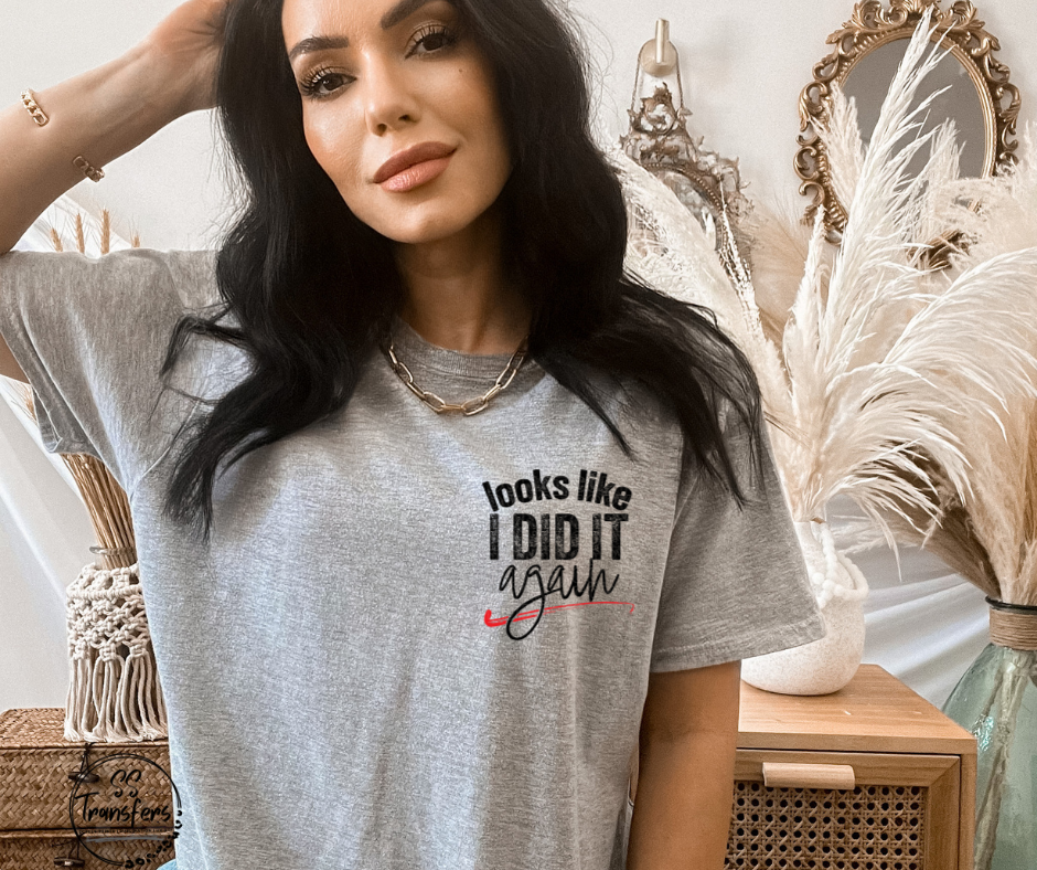 Me and My Stupid Mouth (Pocket Included) DTF Transfer