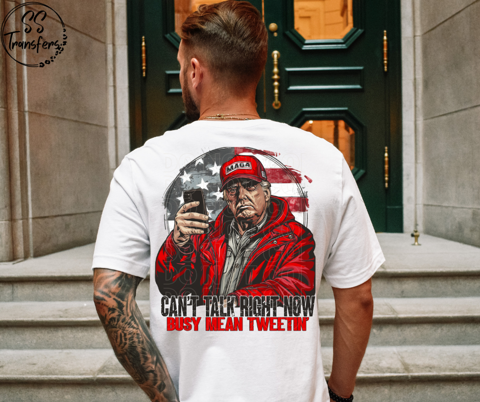 Can't Talk Right Now DTF Transfer